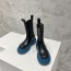 보테가베네타 남여공용 러그 첼시 부츠 굽 높이 5.5cm