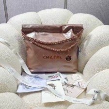 샤넬 22백 스몰 메탈핑크