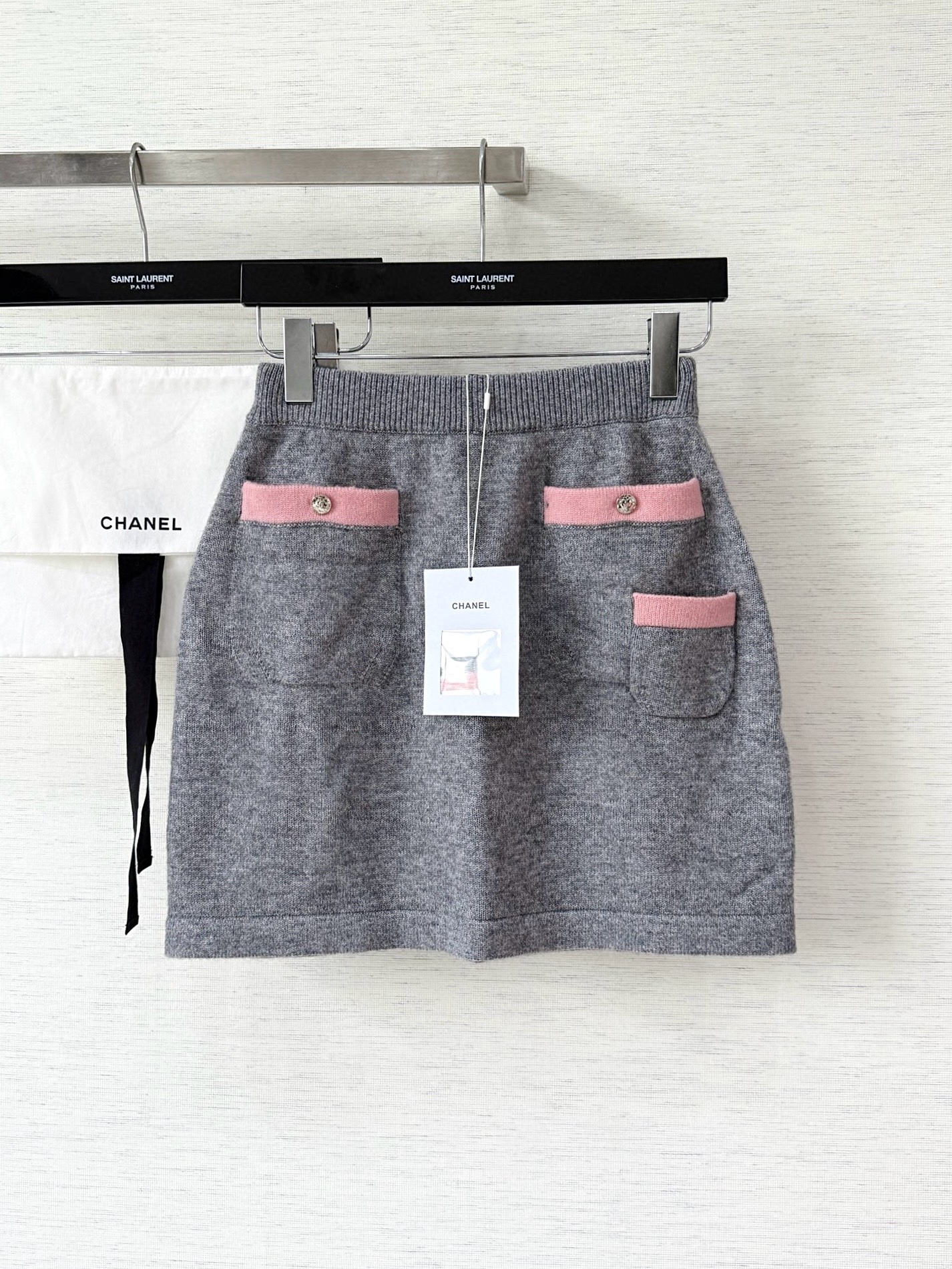 샤넬 25fw 니트 미니스커트