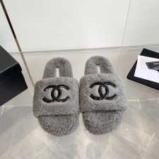 샤넬 레이지 퍼 슬리퍼