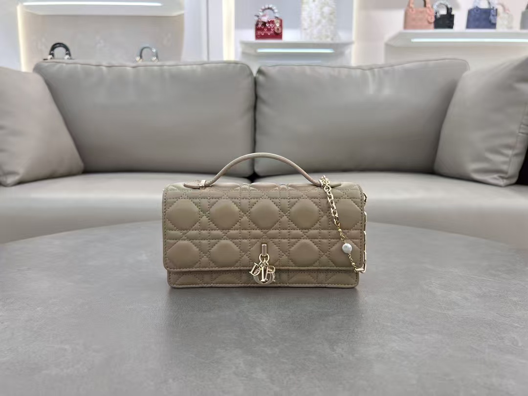 디올 My Dior 미니 백 까나쥬 양가죽