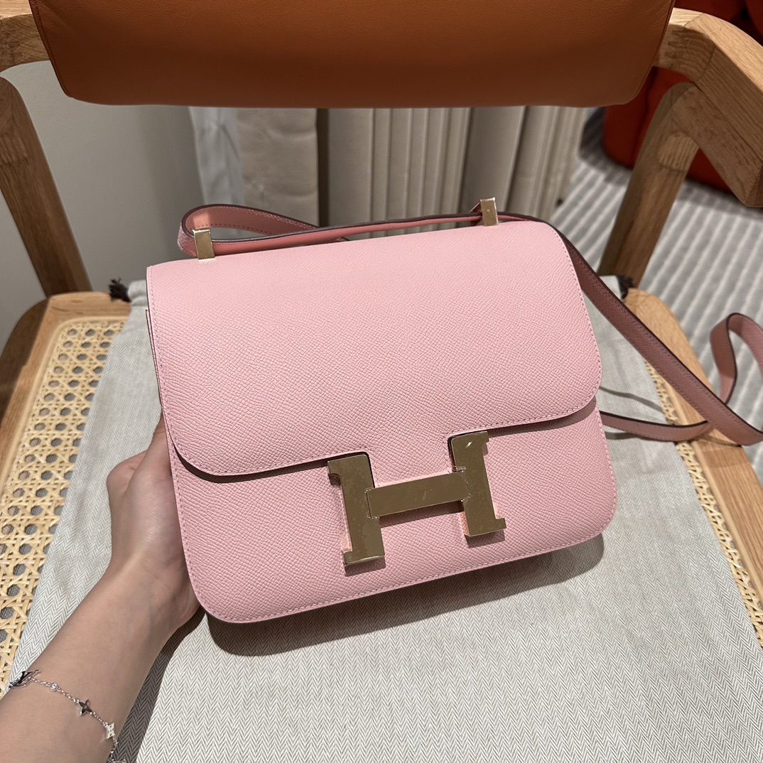 에르메스 콘스탄스18 로즈사쿠라 금장 앱송