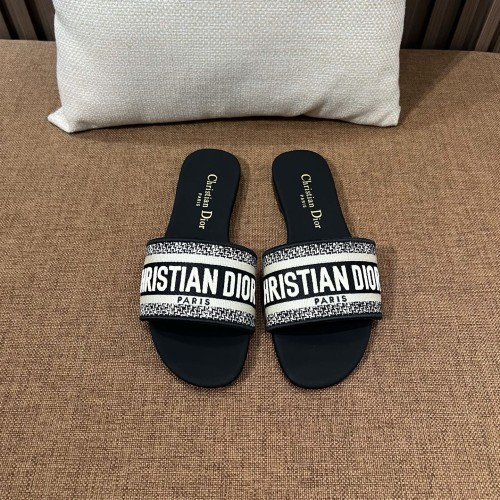 디올 오블리크 디웨이 뮬 블랙 [정품급]