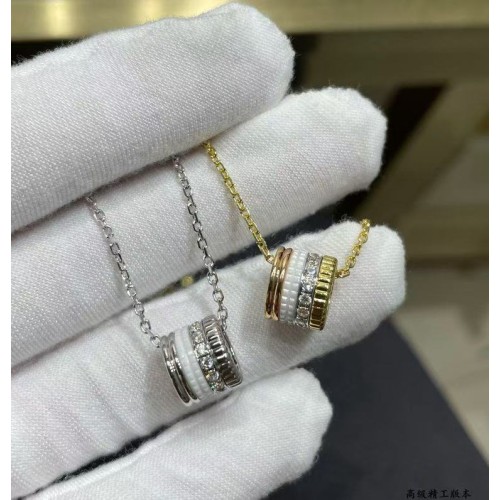 부쉐론 콰트로 화이트 에디션 펜던트 라지