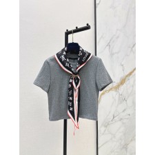 루이비통 노티컬 스카프 크롭 톱