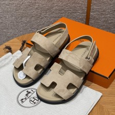 에르메스 지니어스 샌들 여성용 Beige Lin [정품급]