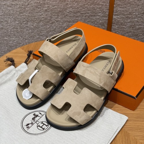 에르메스 지니어스 샌들 여성용 Beige Lin [정품급]