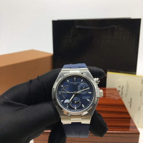 바쉐론콘스탄틴 오버시즈 47450 듀얼타임 청판 러버밴드 42mm (3일이내 수령가능)당일출고