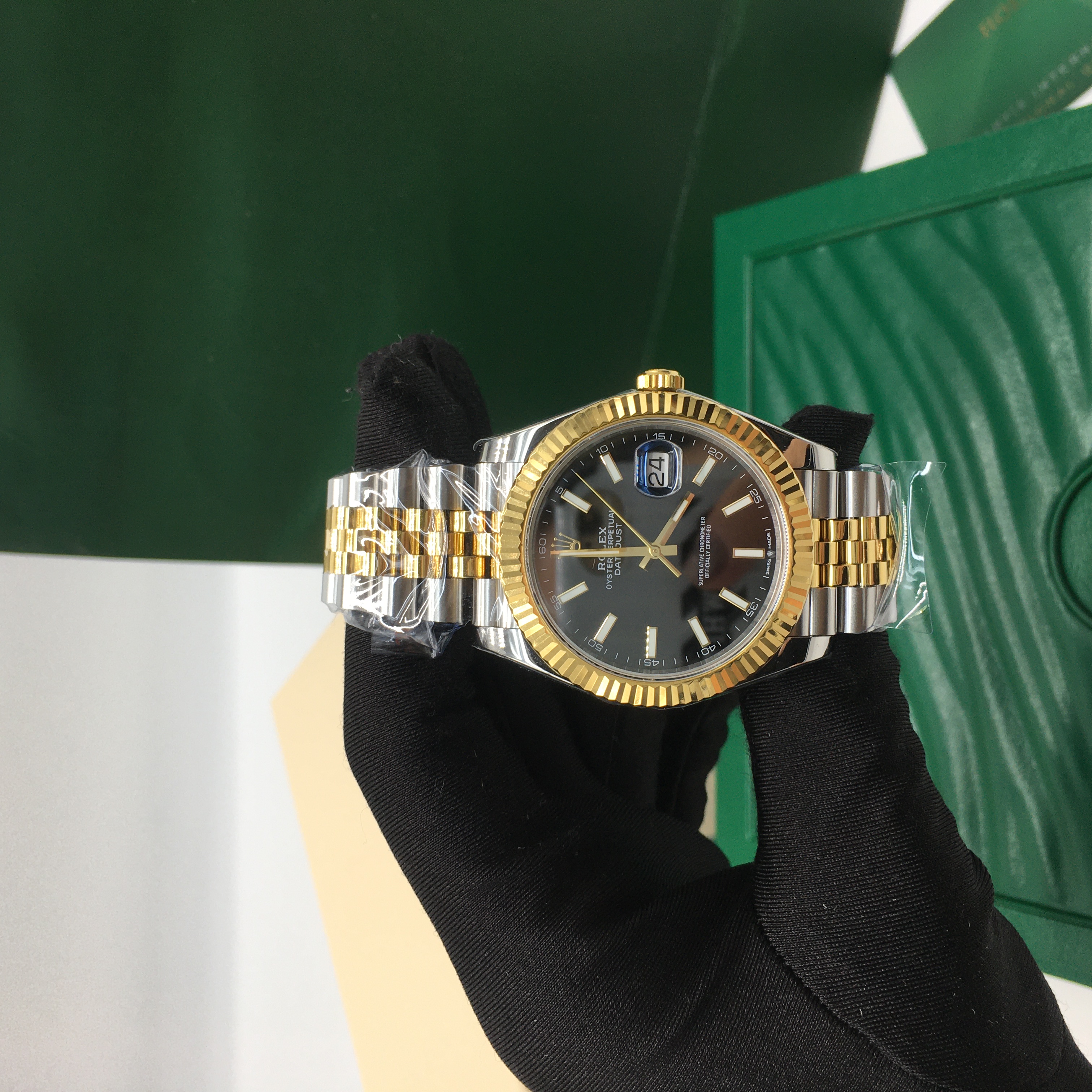 롤렉스 데이저스트 콤비 검판 41mm