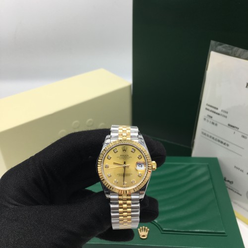 롤렉스 데이저스트 콤비 샴페인골드 텐포인트 31mm