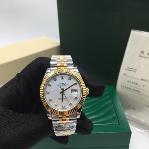 롤렉스 데이저스트 콤비 자개판 텐포인트 41mm