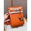 에르메스 핵아도 PM사이즈 토고 93/Orange