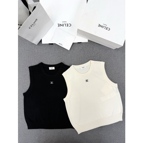 셀린느 탑 - 파인 울