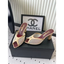 샤넬 코코 비치 컬렉션 뮬 굽높이9cm