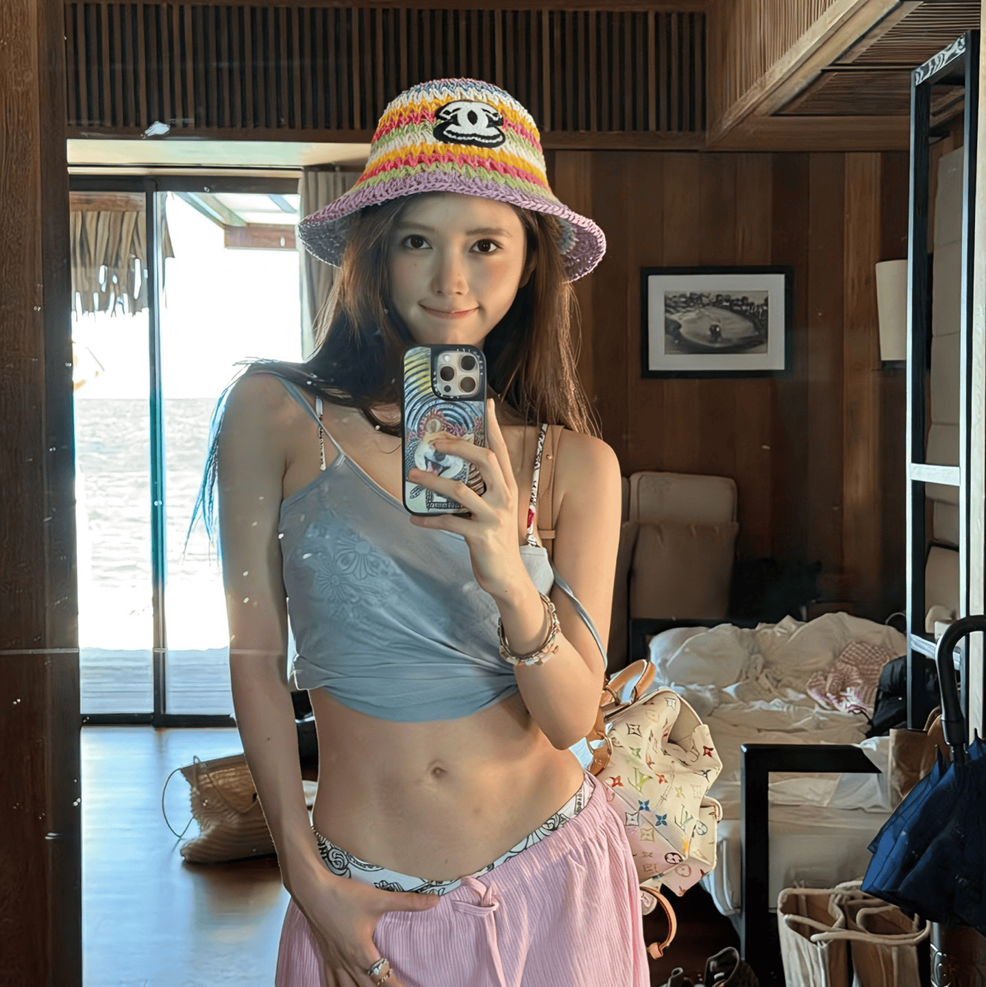샤넬 버킷햇