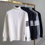 Thom Browne 톰브라운 사선완장 베이직 폴라 니트